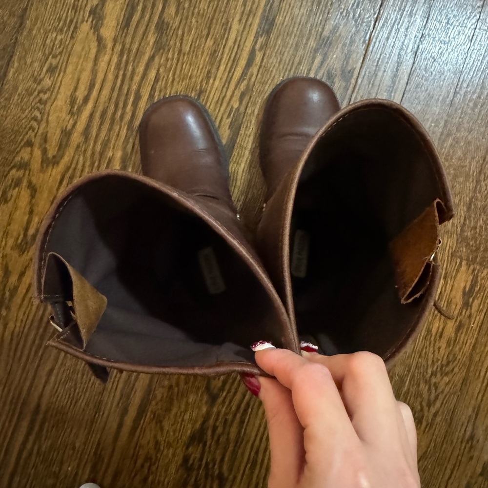 Steve Madden Astor Boot Brown Leather - Picture 8 of 8